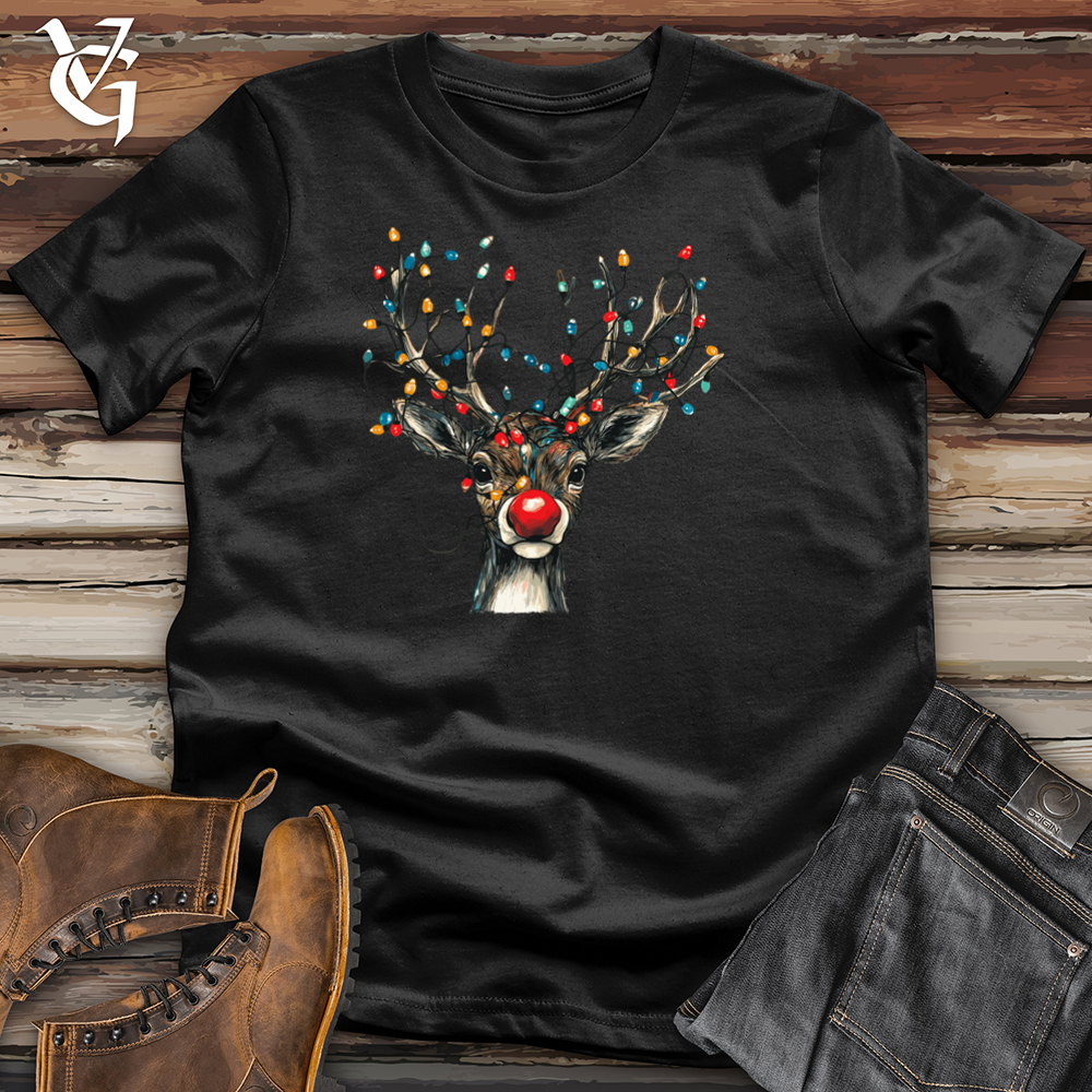 Viking Goods Rudolph Lights Tee Black / L