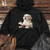 Viking Goods Scholarly Golden Retriever Bookmark Midweight Hooded Sweatshirt Black / L