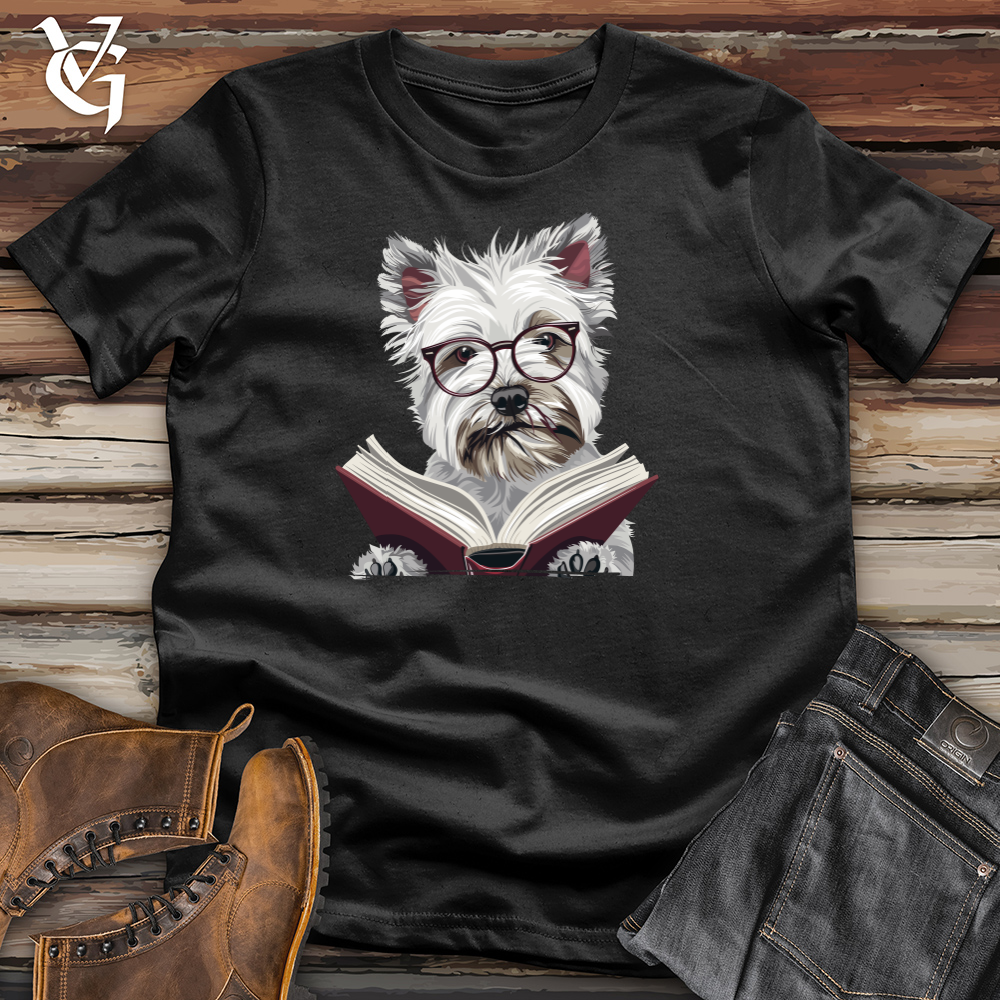 Viking Goods Scholarly Terrier Tales Cotton Tee Black / L