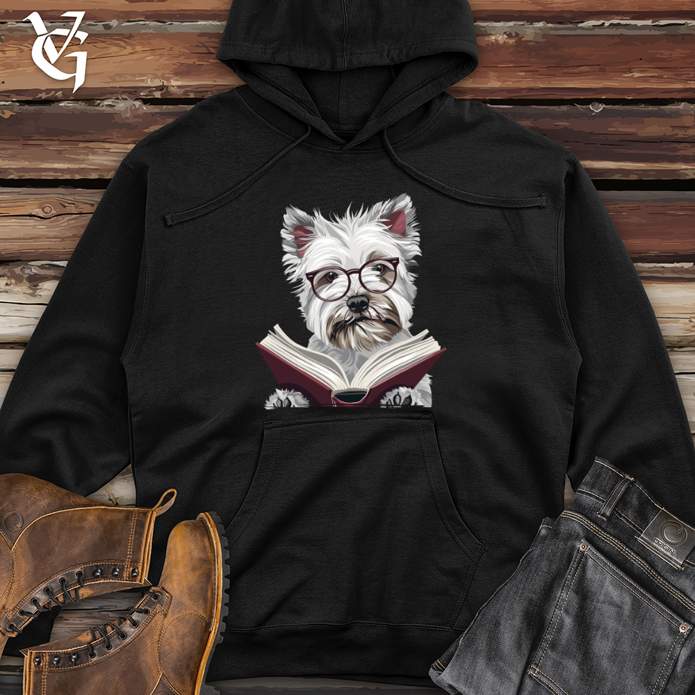 Viking Goods Scholarly Terrier Tales Midweight Hooded Sweatshirt Black / L