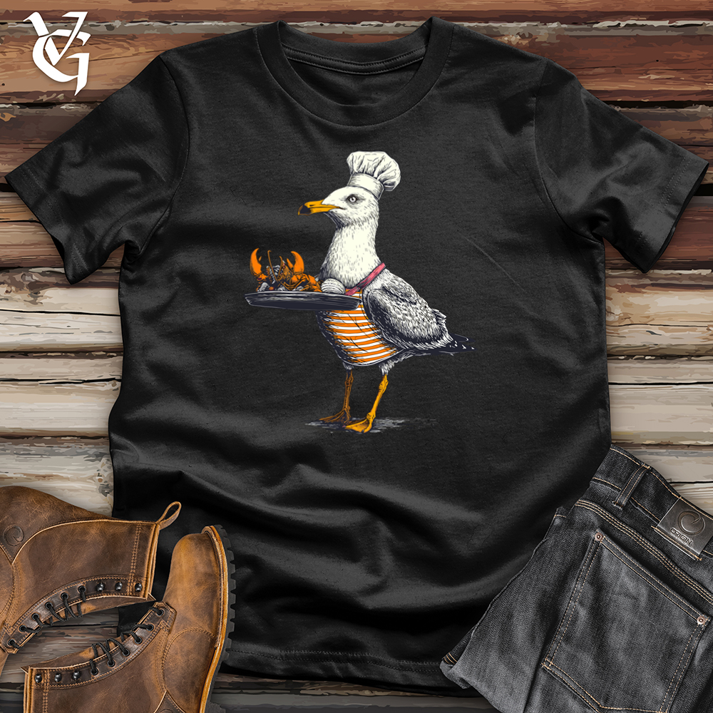 Viking Goods Sea Gull Chef Softstyle Tee Black / L