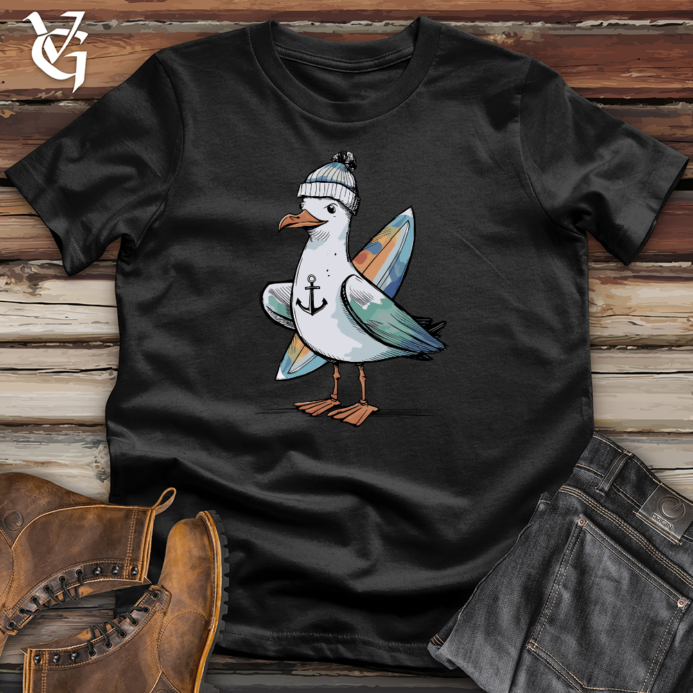 Viking Goods Sea Gull Surf Softstyle Tee Black / L