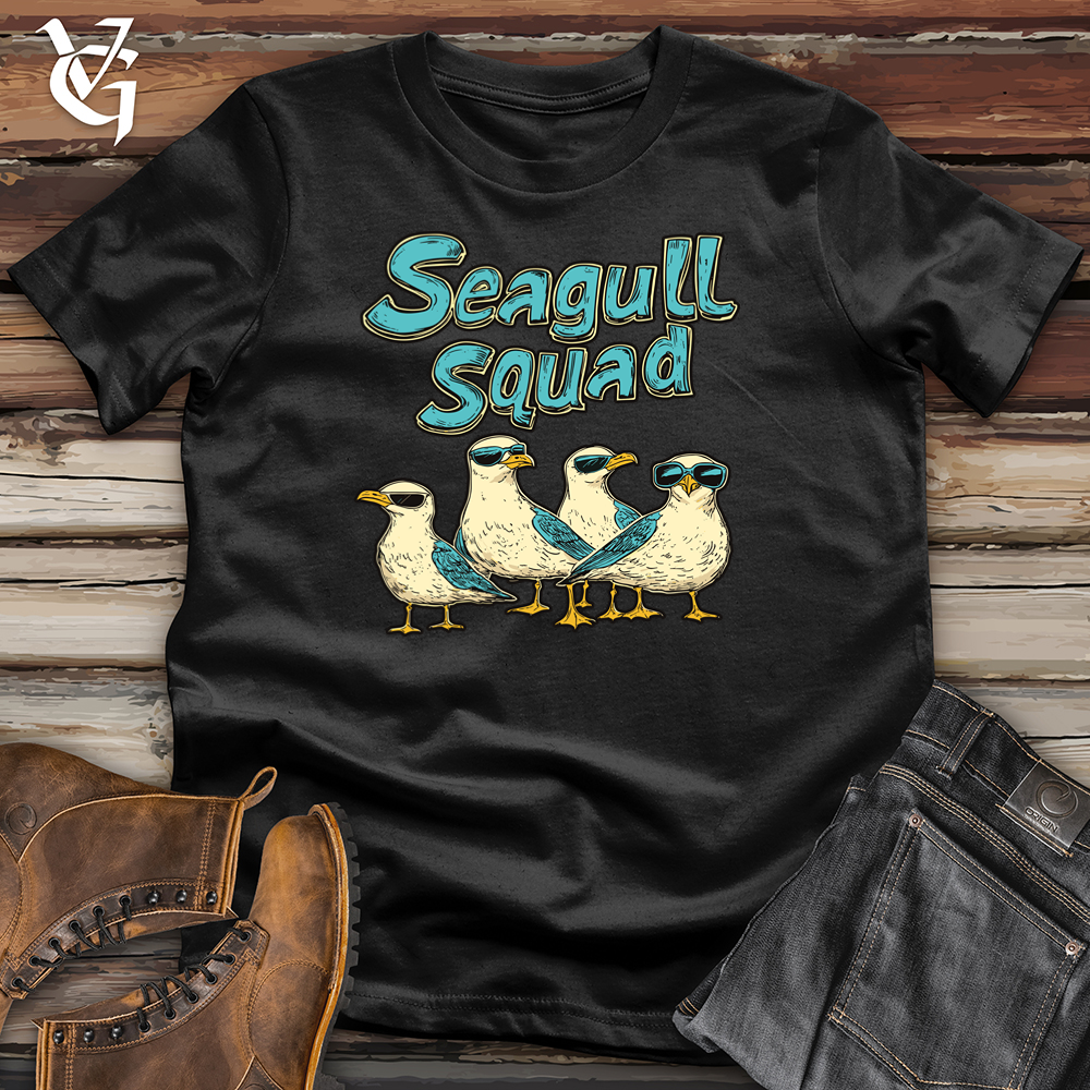 Viking Goods Seagull Squad Softstyle Tee Black / L