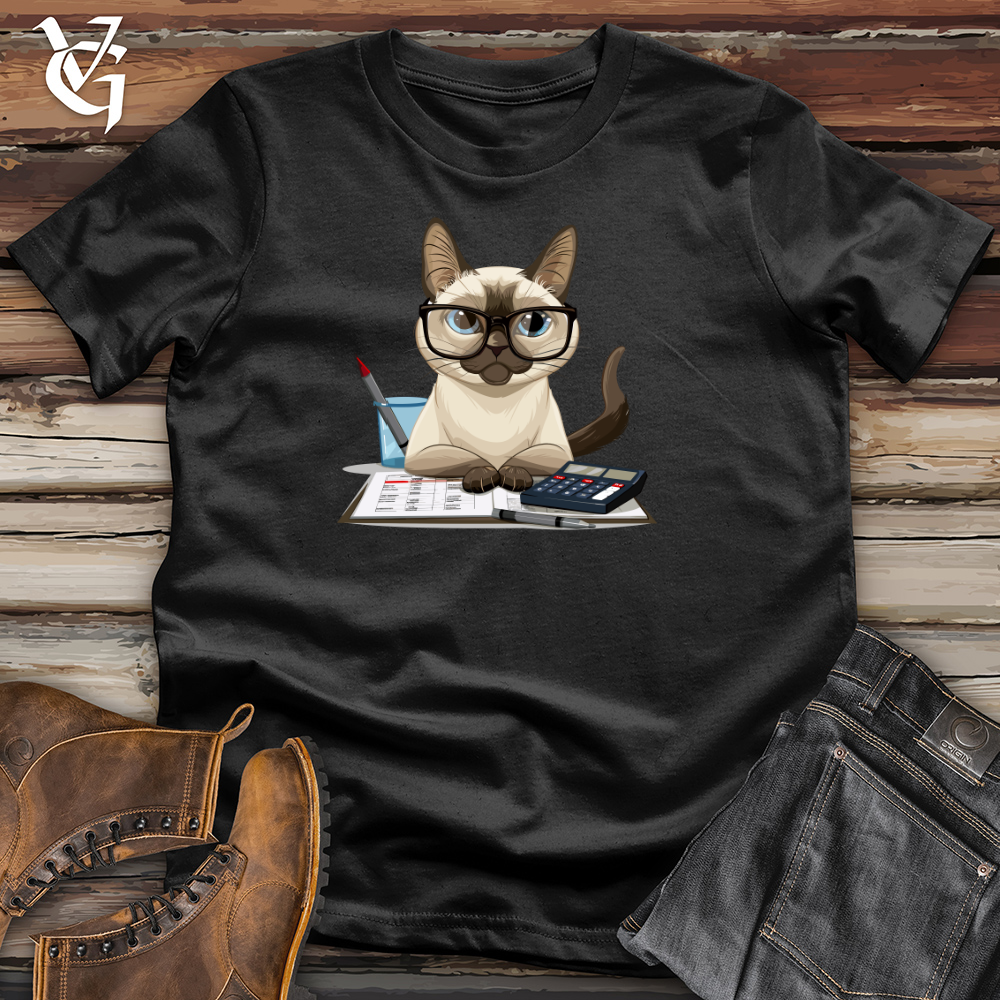 Viking Goods Siamese Auditor Chic Cotton Tee Black / L