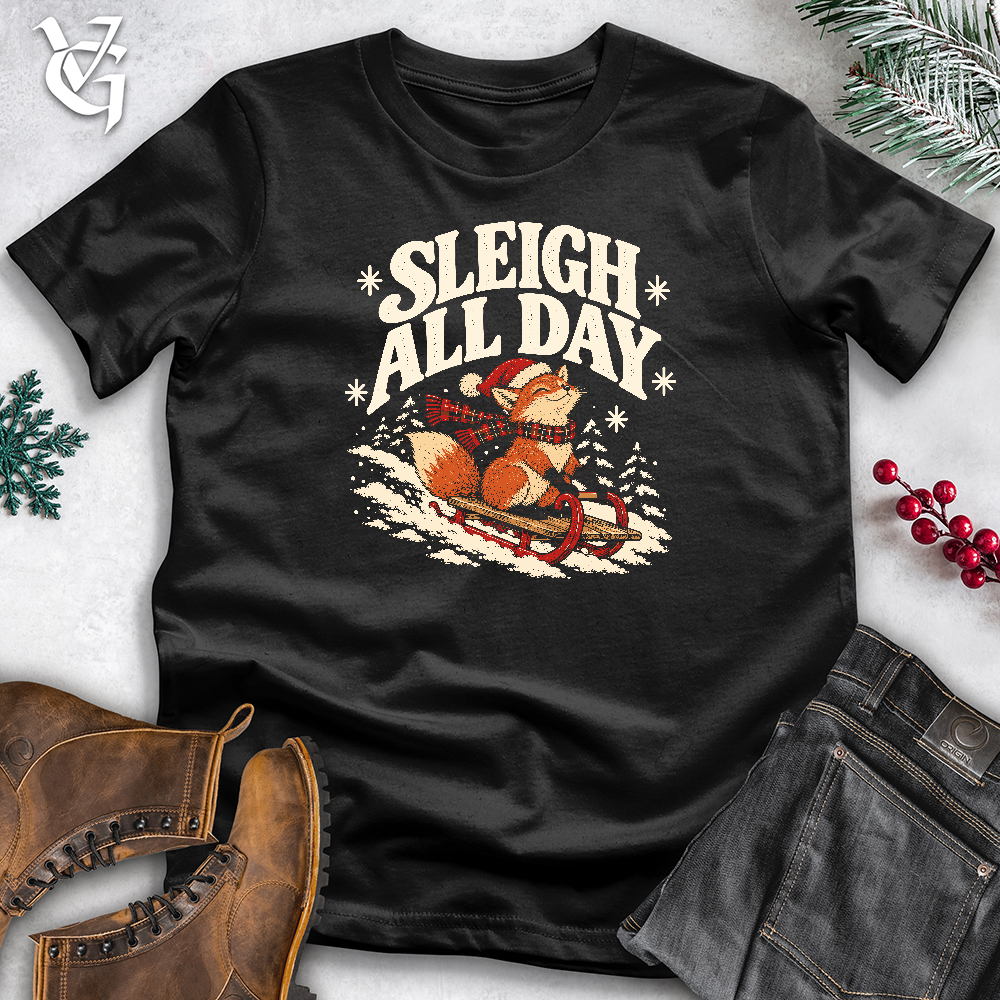Viking Goods Sleigh All Day Softstyle Tee Black / L