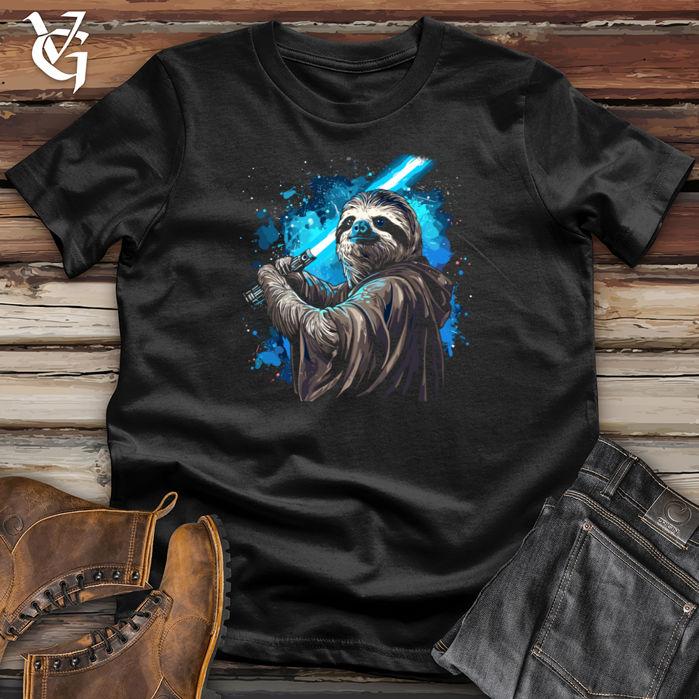 Viking Goods Sloth Warrior Softstyle Tee Black / L