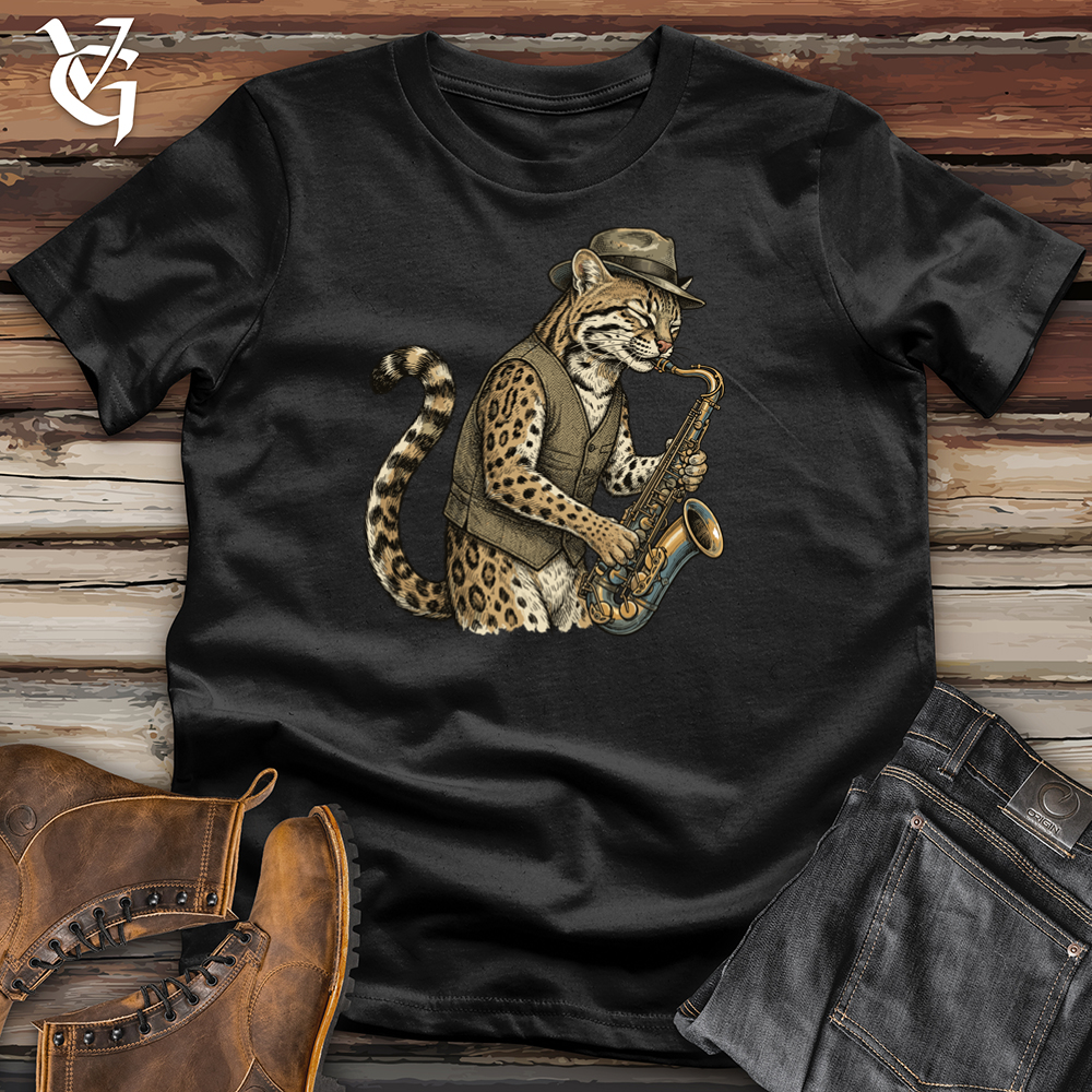 Viking Goods Smooth Jazz Cat Tee Black / L