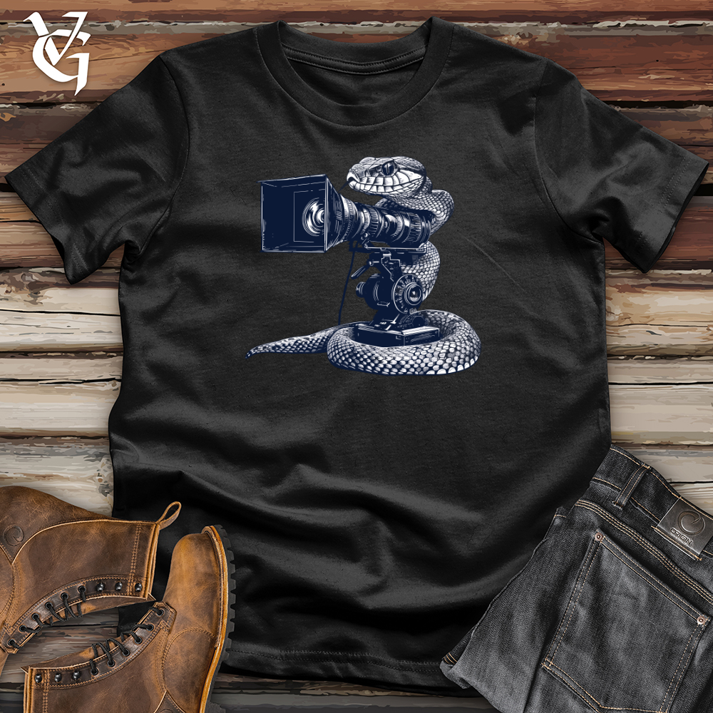 Viking Goods Snake Cinematic Shoot Softstyle Tee Black / L