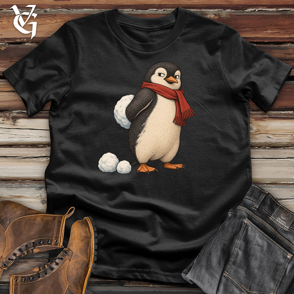 Viking Goods Sneaky Penguin Snowball Tee Black / L