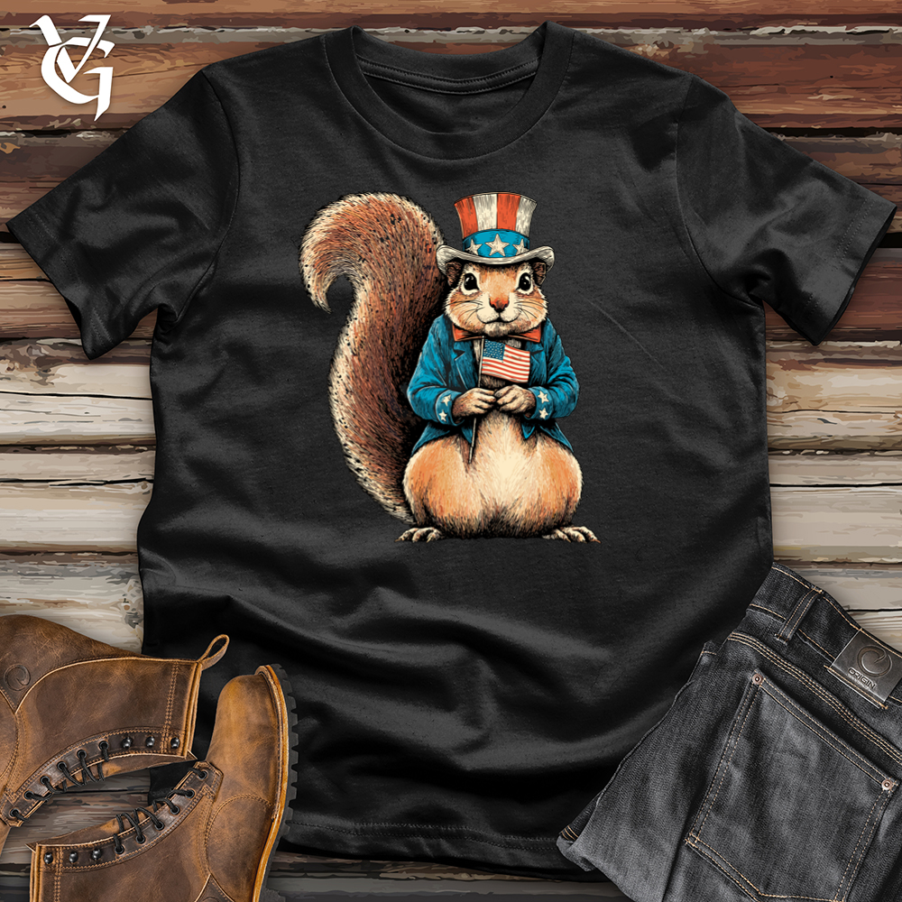 Viking Goods Squirrel Uncle Softstyle Tee Black / L