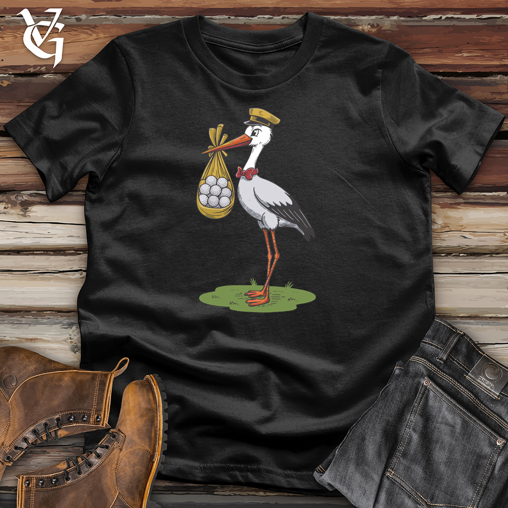 Viking Goods Stork Savior Softstyle Tee Black / L