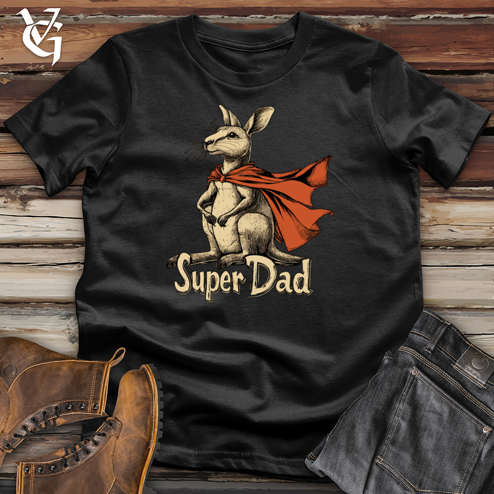 Viking Goods Super Dad Kangaroo Softstyle Tee Black / L