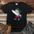 Viking Goods Surfing Fish Heavy Cotton Comfort Colors Tee Black / L