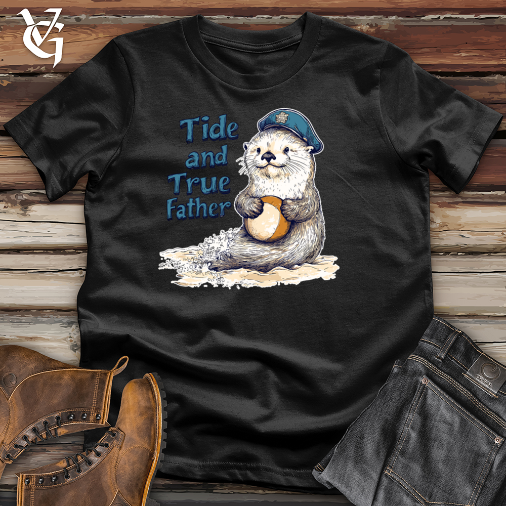 Viking Goods Tide and True Father Softstyle Tee Black / L