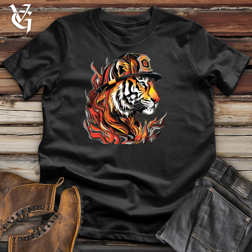 Viking Goods Tiger Firefighter Valor Cotton Tee Black / L