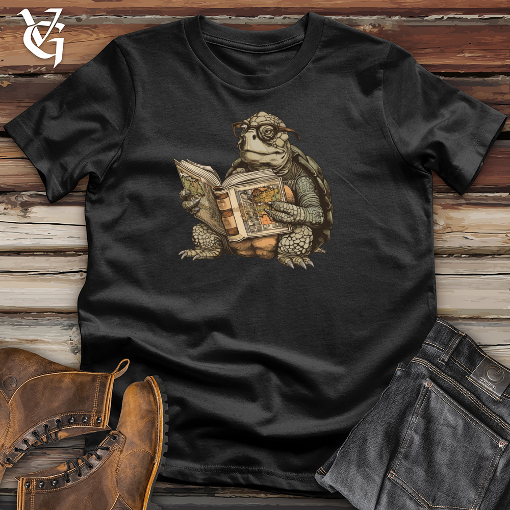 Viking Goods Turtle Historian Chronicles Cotton Tee Black / L