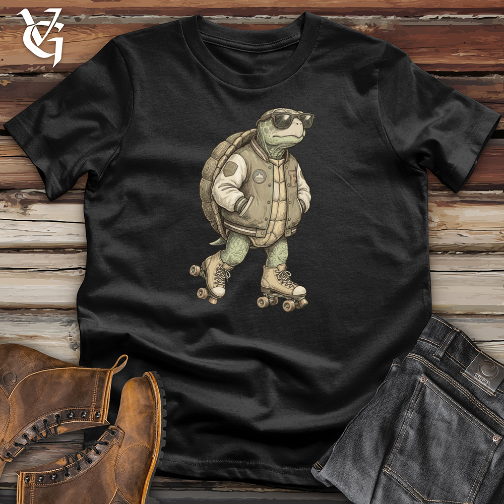 Viking Goods Turtle Rollerblader Tee Black / L