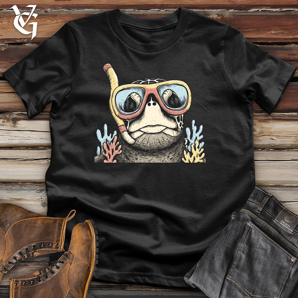 Viking Goods Turtle Snorkle Softstyle Tee Black / L