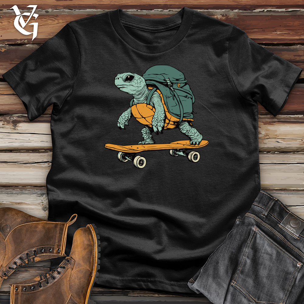 Viking Goods Turtley Cool Skate Softstyle Tee Black / L