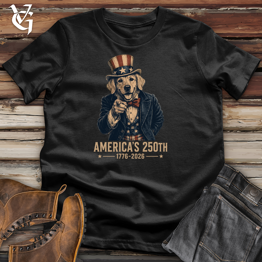 Viking Goods Uncle Sam Dog Softstyle Tee Black / L