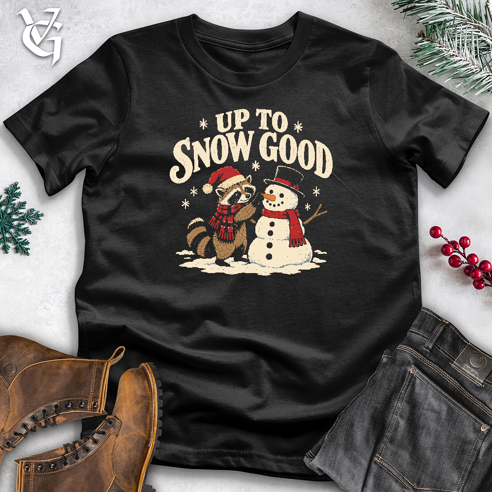 Viking Goods Up To Snow Good Softstyle Tee Black / L