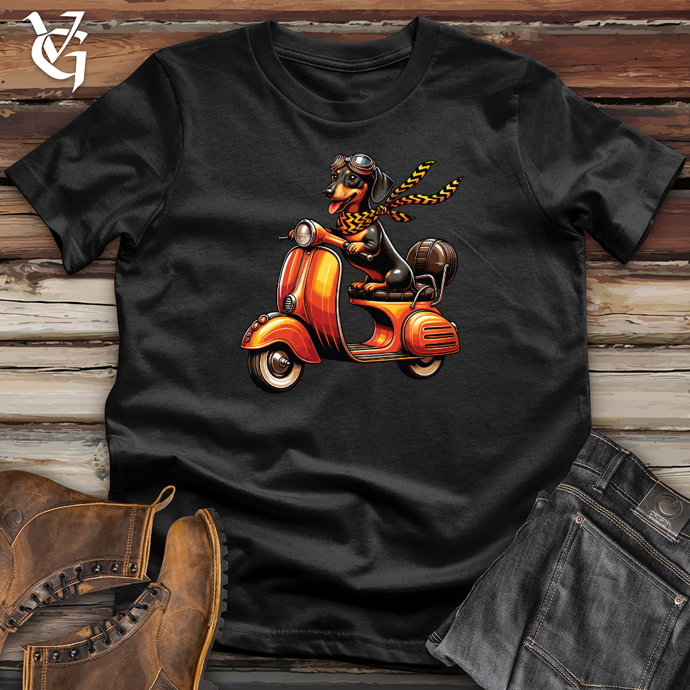 Viking Goods Weiner Dog Scoot Softstyle Tee Black / L