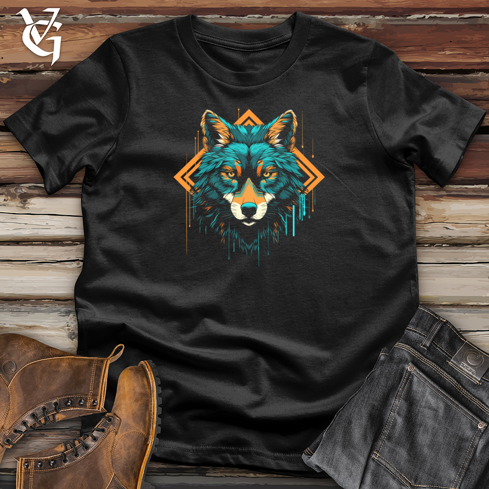 Viking Goods Wolf Geometric Gaze Softstyle Tee Black / L