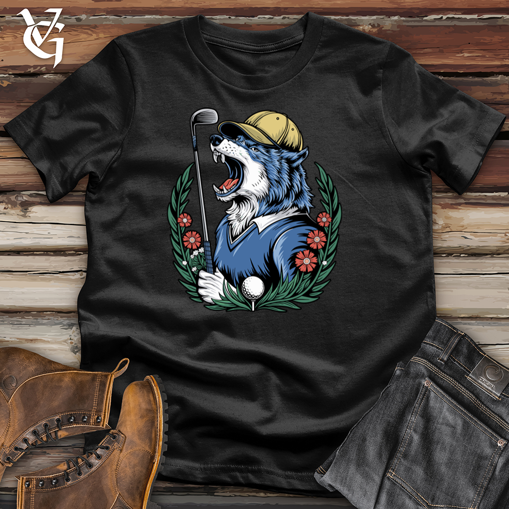 Viking Goods Wolf Wedge Softstyle Tee Black / L