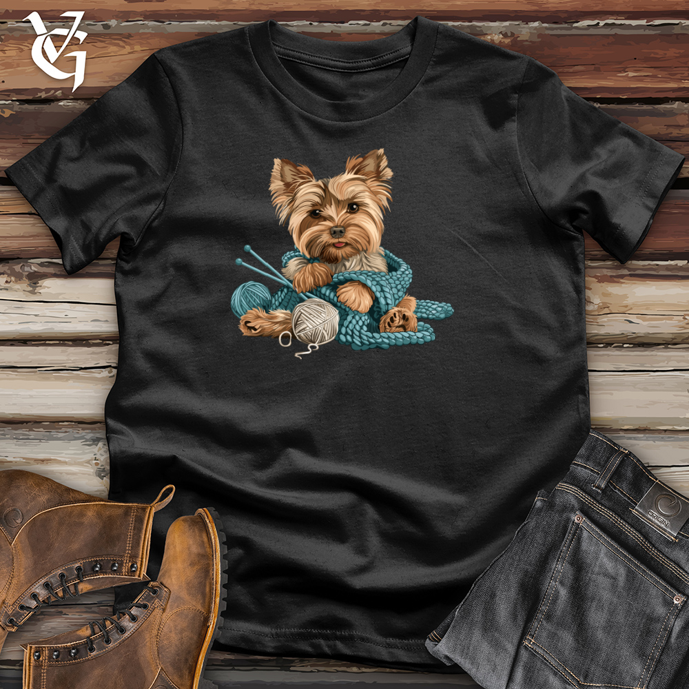 Viking Goods Yorkie Knits Charm Cotton Tee Black / L