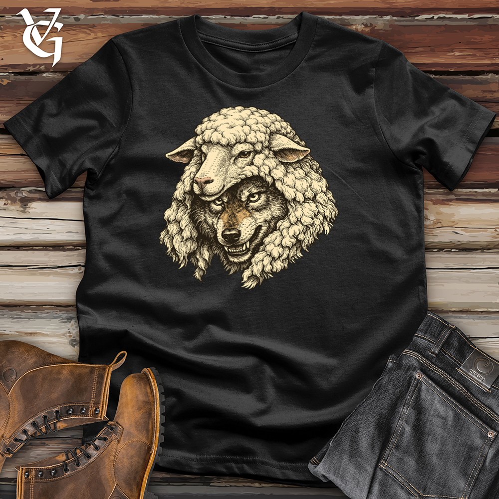 Viking Goods A Wolf in Sheeps Clothing Softstyle Tee Black / S
