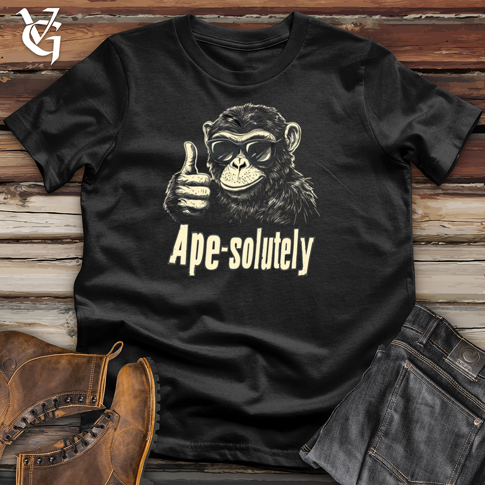 Viking Goods Ape-Solutely Softstyle Tee Black / S