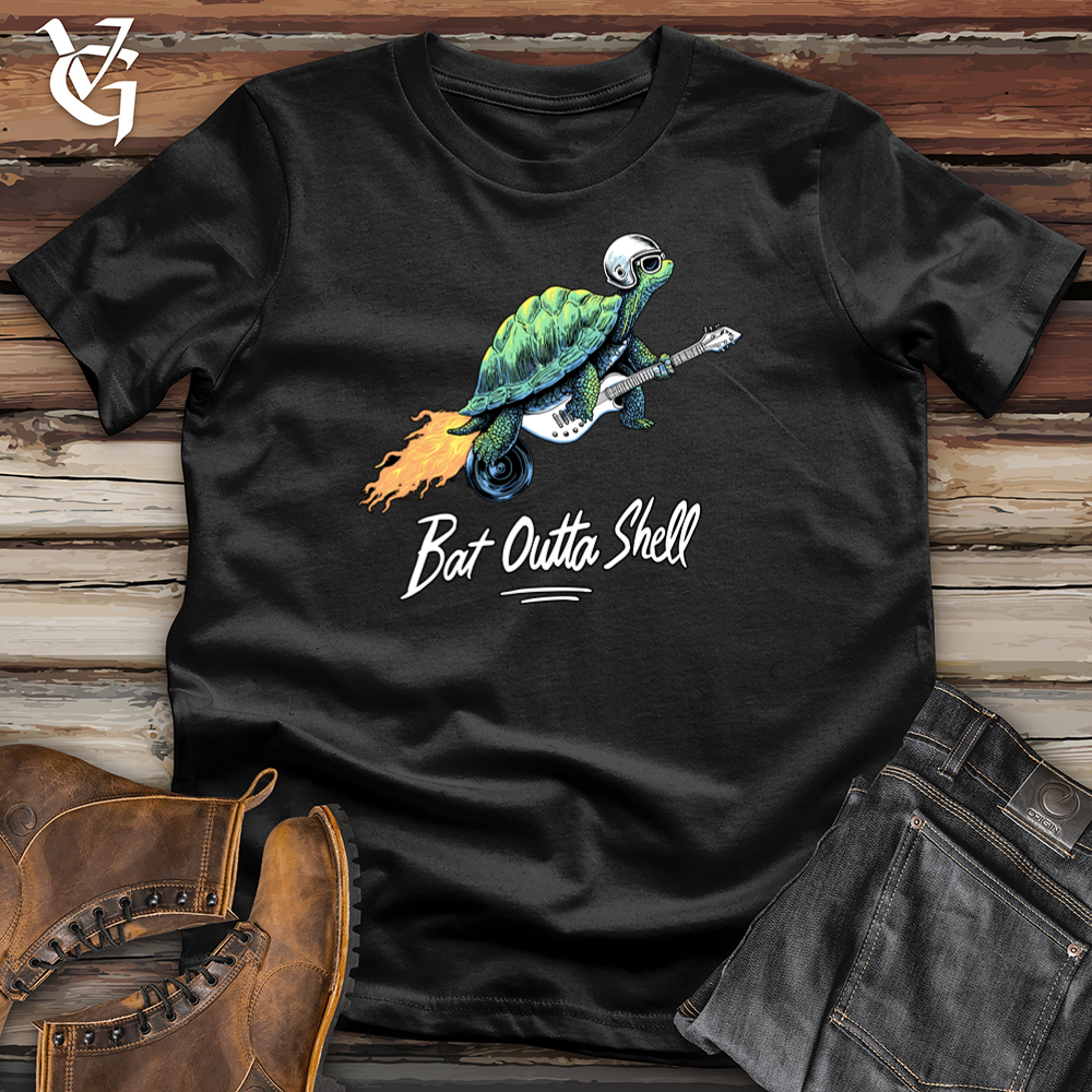 Viking Goods Bat Outta Shell Turtle Softstyle Tee Black / S