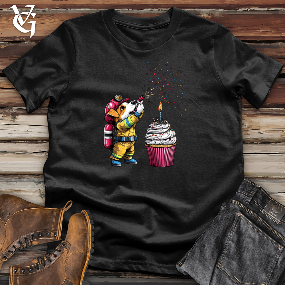 Viking Goods Birthday Rescue Dog Softstyle Tee Black / S