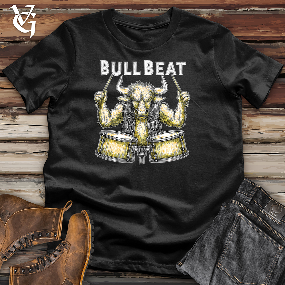 Viking Goods Bulls Beat Softstyle Tee Black / S