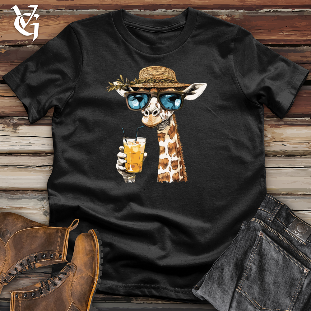 Viking Goods Cancun Giraffe Softstyle Tee Black / S
