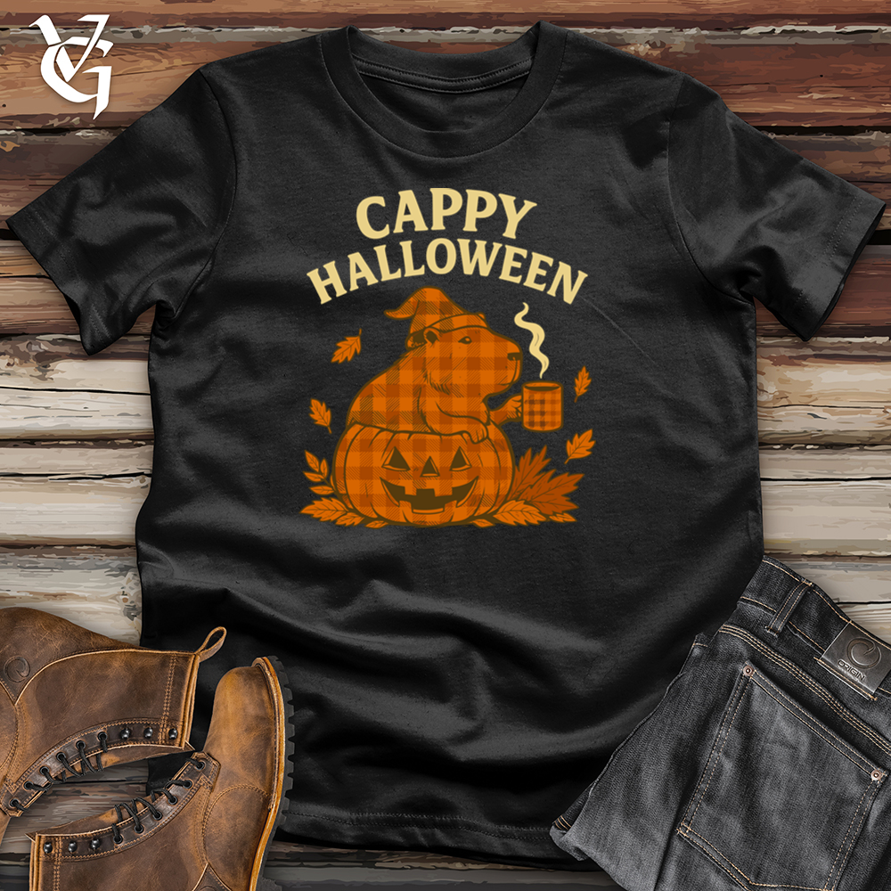 Viking Goods Cappy Halloween Capybara Softstyle Tee Black / S