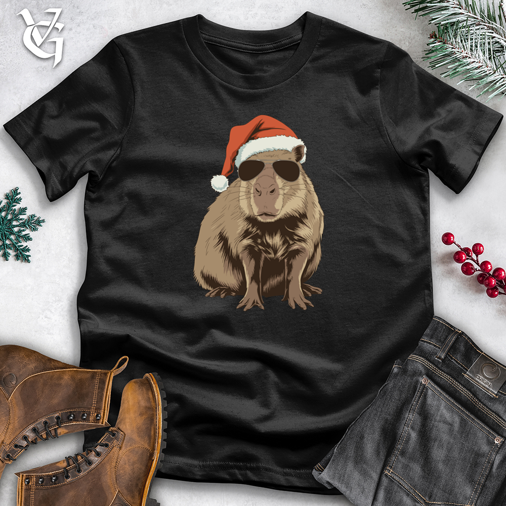 Viking Goods Capybara Claus Tee Black / S