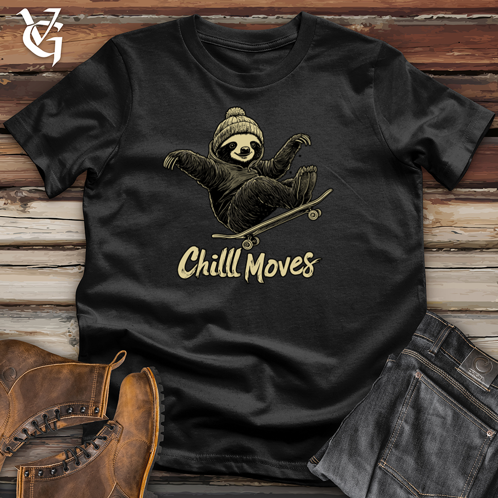 Viking Goods Chill Moves Sloth Softstyle Tee Black / S