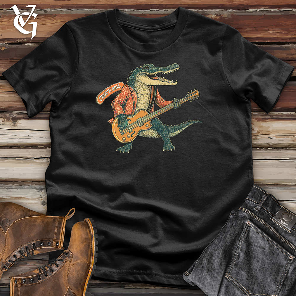 Viking Goods Croc'n Roll Softstyle Tee Black / S