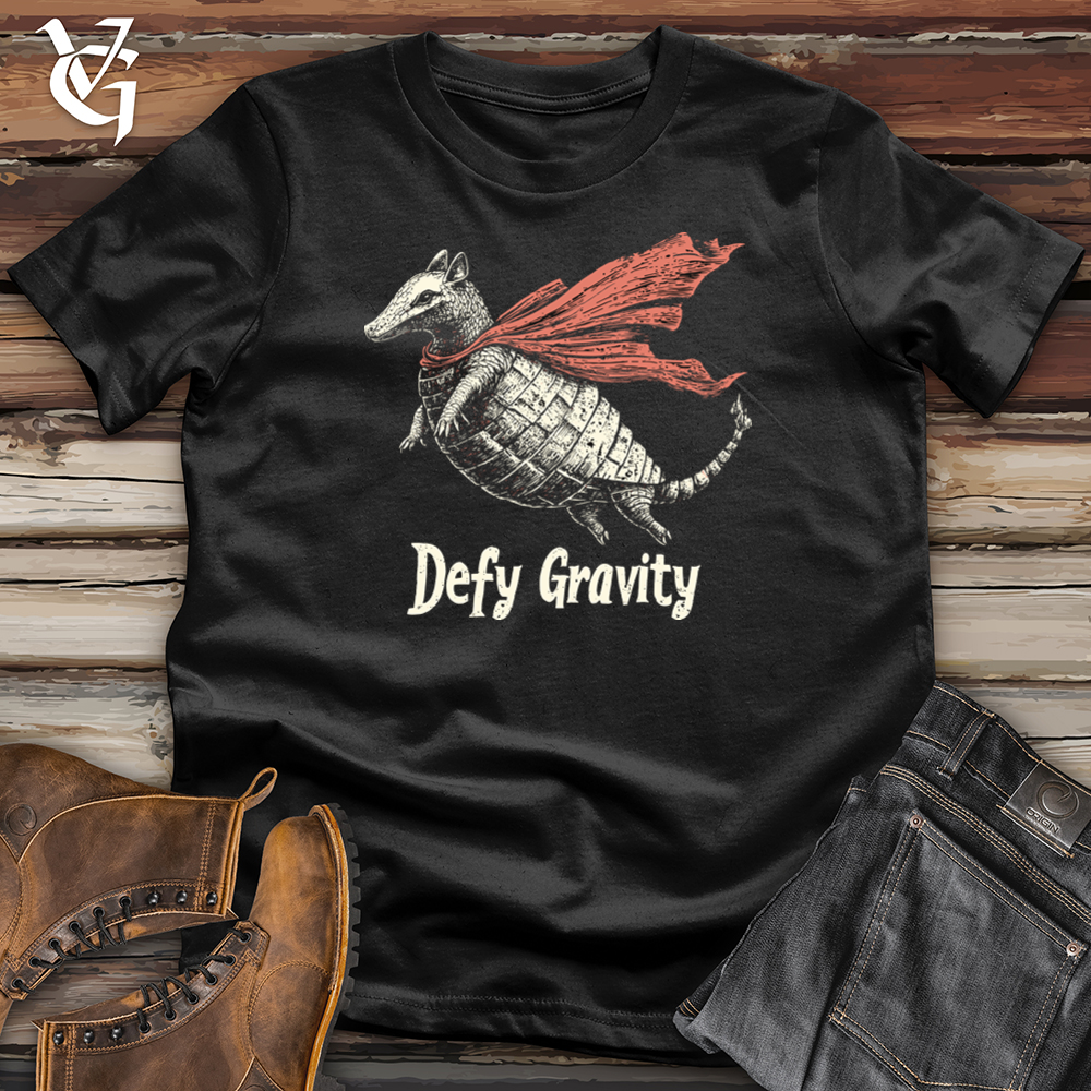 Viking Goods Defy Gravity Armadillo Softstyle Tee Black / S