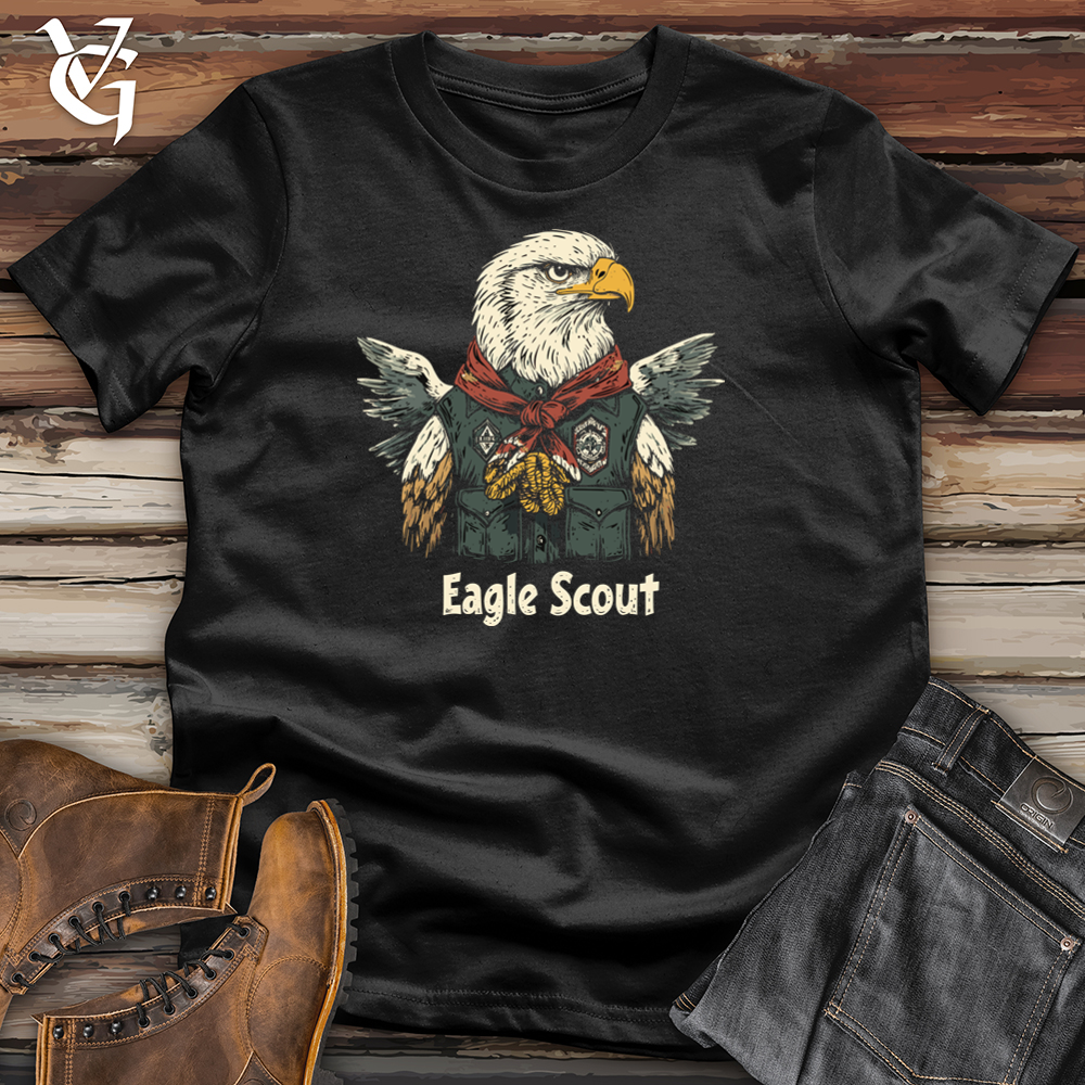 Viking Goods Eagle Scout Softstyle Tee Black / S