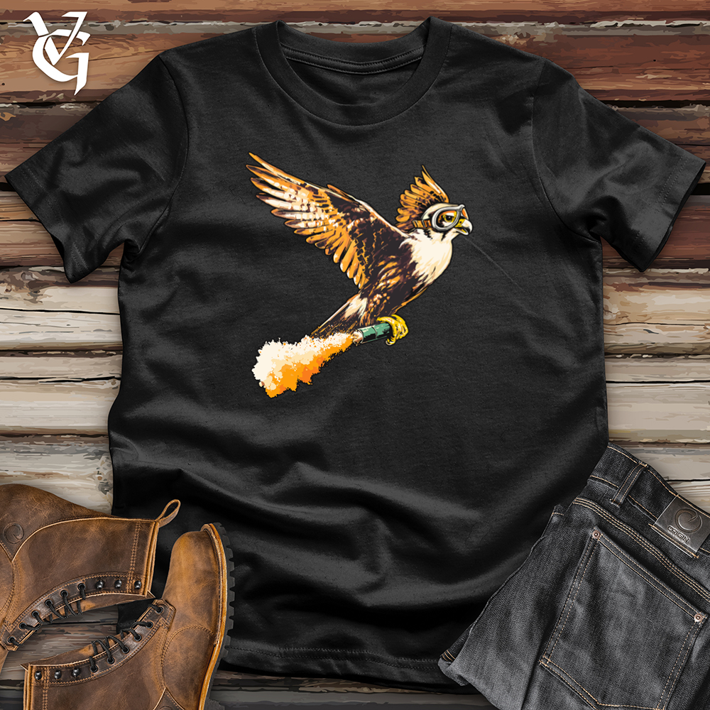 Viking Goods Falcon Rocket Softstyle Tee Black / S