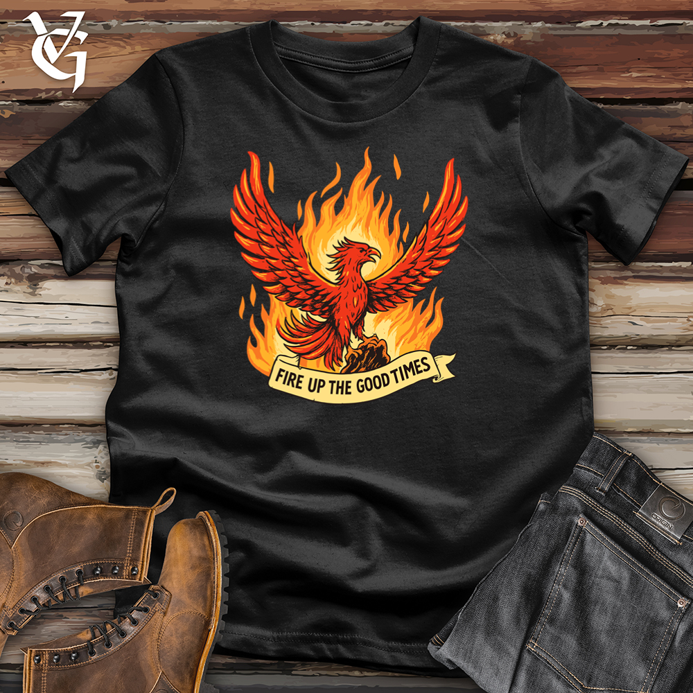 Viking Goods Flacon Flame Softstyle Tee Black / S