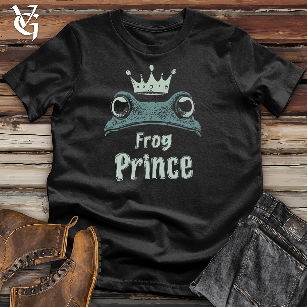 Viking Goods Frog Prince Softstyle Tee Black / S