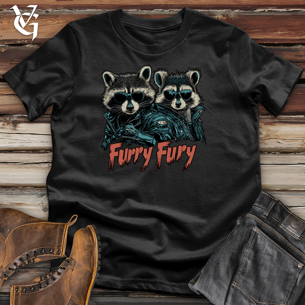 Viking Goods Furry Fury Softstyle Tee Black / S