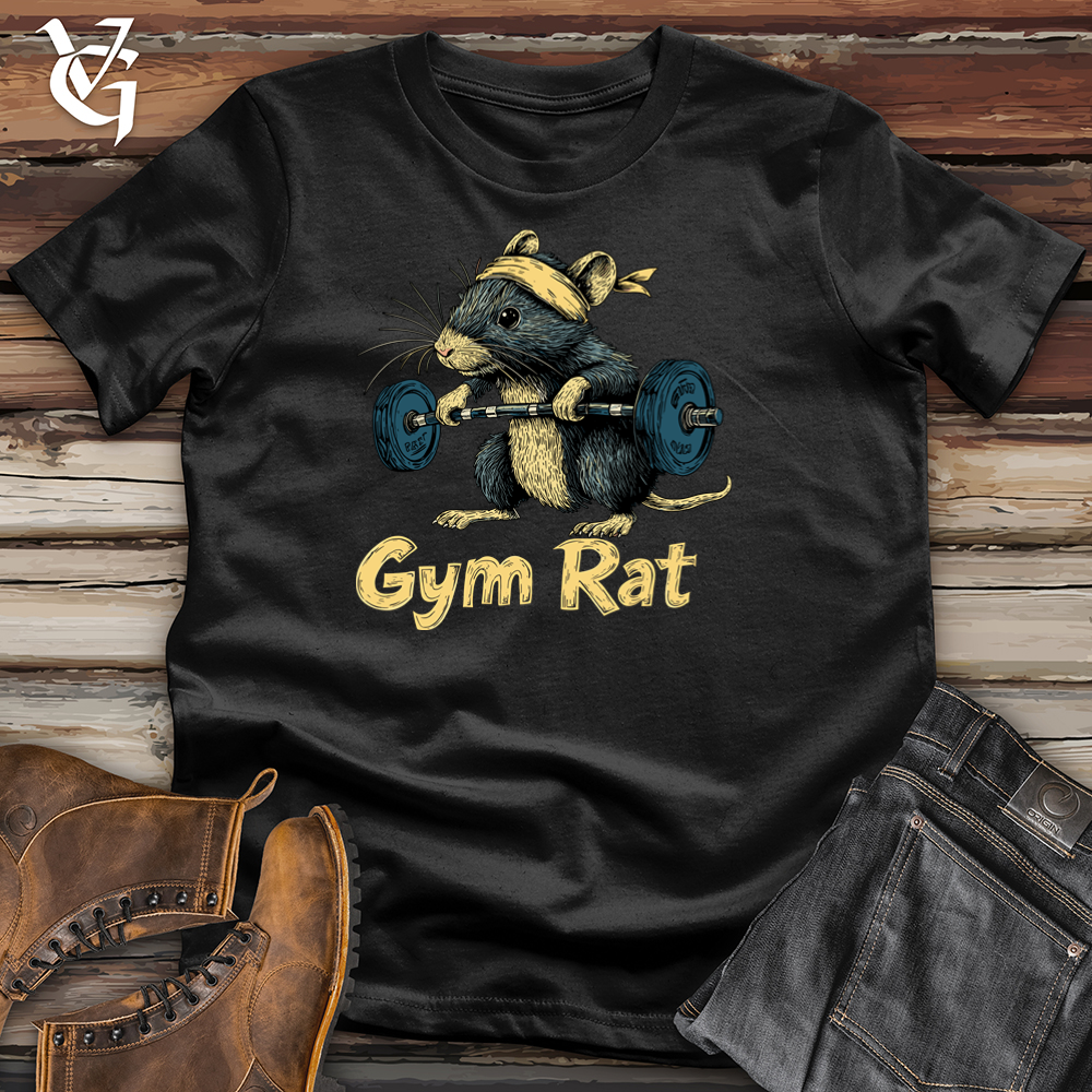 Viking Goods Gym Rat Softstyle Tee Black / S