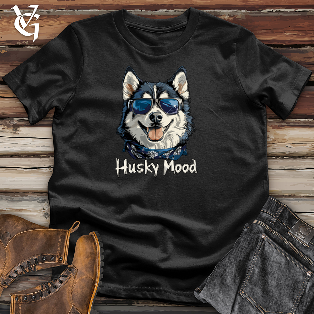 Viking Goods Husky Mood Softstyle Tee Black / S