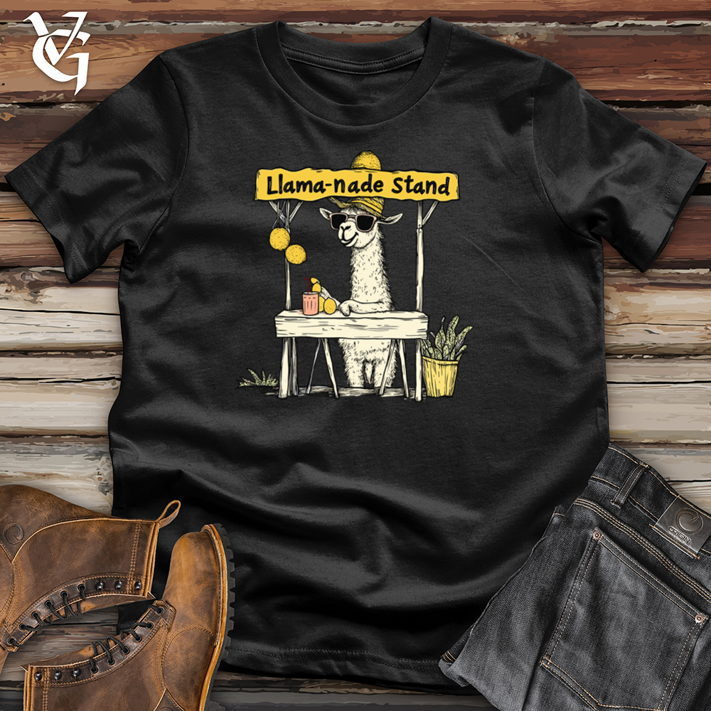 Viking Goods Llamanade Stand Softstyle Tee Black / S