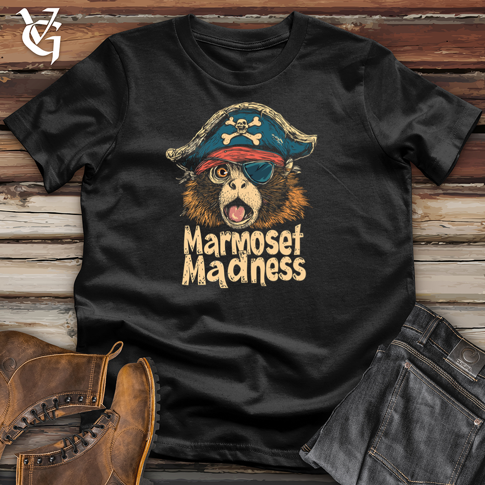 Viking Goods Marmoset Madness Softstyle Tee Black / S
