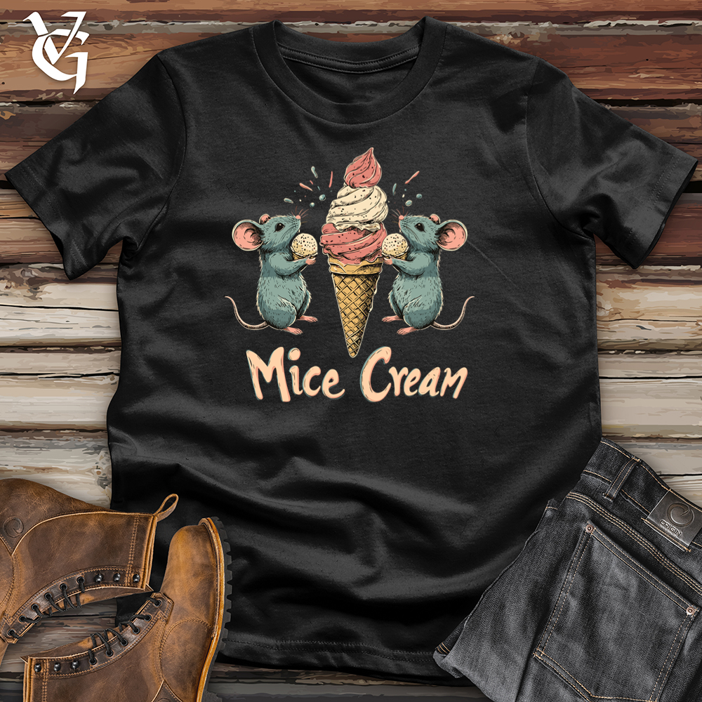 Viking Goods Mice Cream Softstyle Tee Black / S